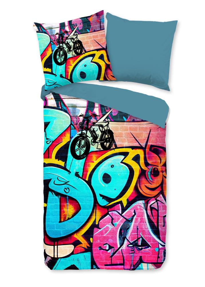 Good Morning dekbedovertrek Charlie - Multicolor - 135 x 200 cm - 100% katoen