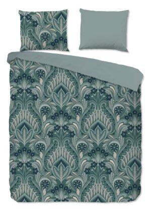 Good Morning dekbedovertrek Nola - Groen - 240 x 220 cm - 100% katoen