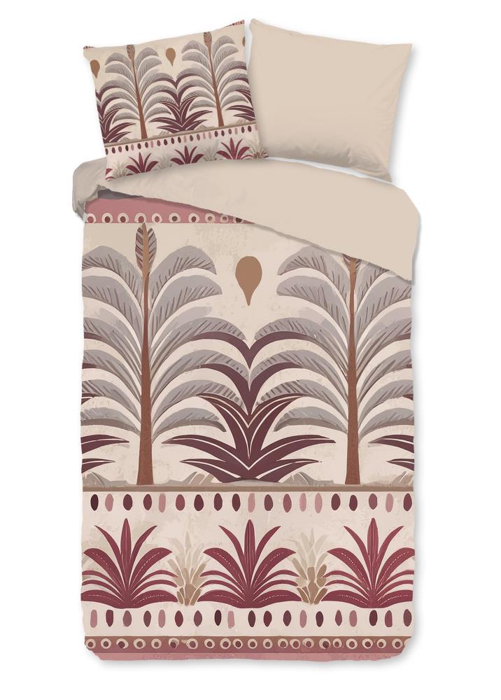 Good Morning Dekbedovertrek "Cabana" - Bruin - (140x220 cm) - 100% Katoen