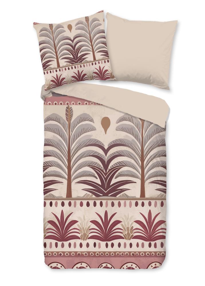 Good Morning Dekbedovertrek "Cabana" - Bruin - (135x200 cm) - 100% Katoen