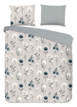 Good Morning dekbedovertrek Gioia - Grijs - 260 x 220 cm - 100% katoen