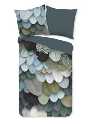Good Morning dekbedovertrek Suprema - Groen - 135 x 200 cm - 100% katoen