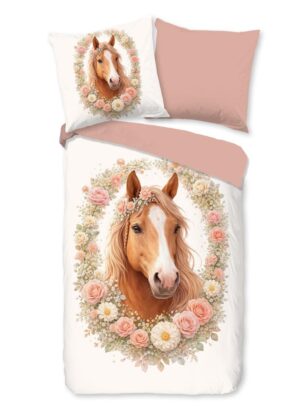 Pure dekbedovertrek Kransje - Off-Wit - 135 x 200 cm - 100% Polyester