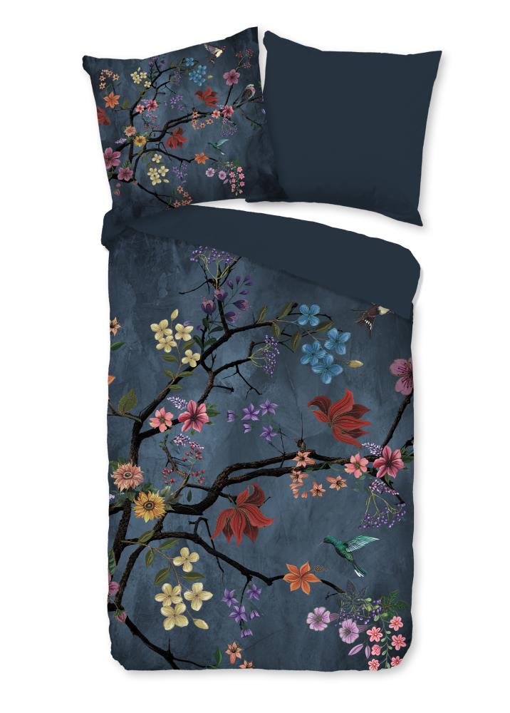 Pure dekbedovertrek Arienne - Blauw - 200 x 200 cm - 100% Polyester