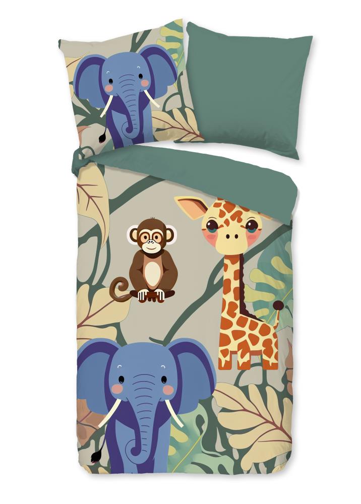 Pure Kinderdekbedovertrek "Simba" - Multi - (135x200 cm) - 100% Polyester