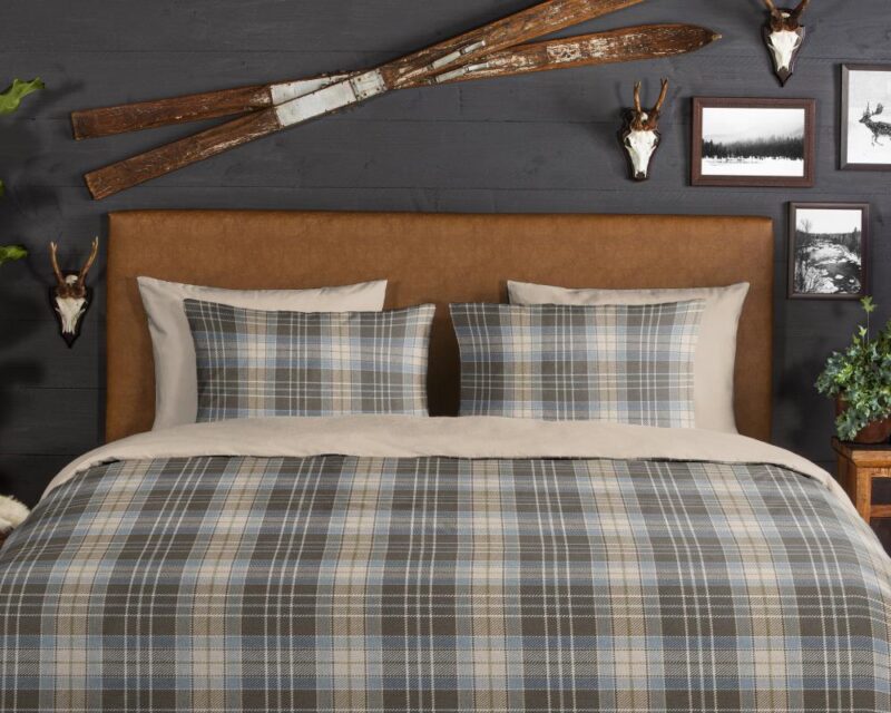 Beddengoed Cambridge 140 x 200 cm van Good Morning, Bruin