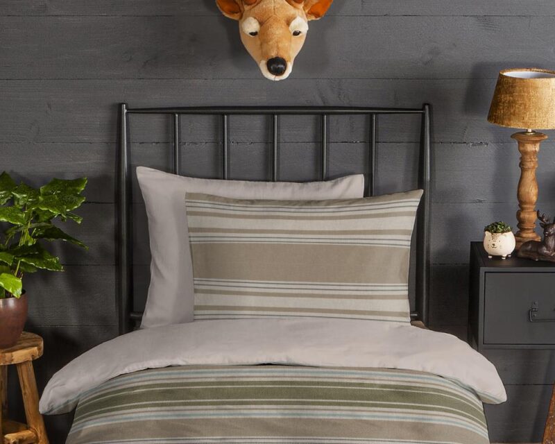 Beddengoed Oxford 200 x 220 cm van Good Morning, Bruin