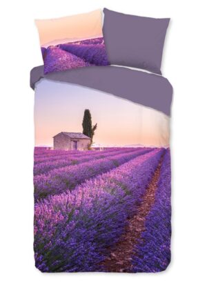 Pure dekbedovertrek Lavender - Paars - 140 x 220 cm - 100% Polyester