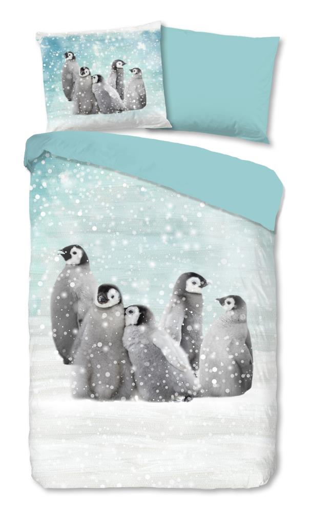 Pengu overtrek van Good Morning, 140 x 200 cm, kussensloop 70 x 90 cm