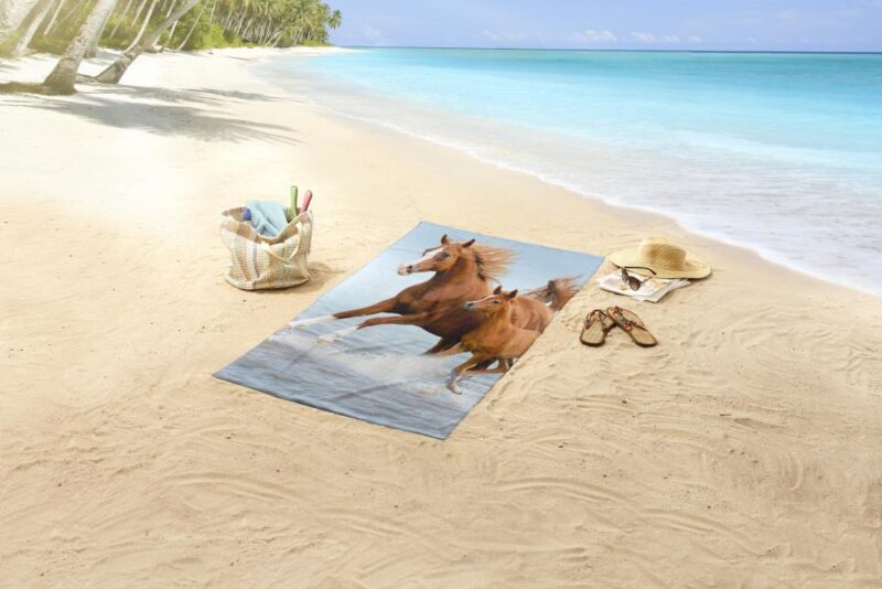 Free badlaken van Good Morning, 75 x 150 cm