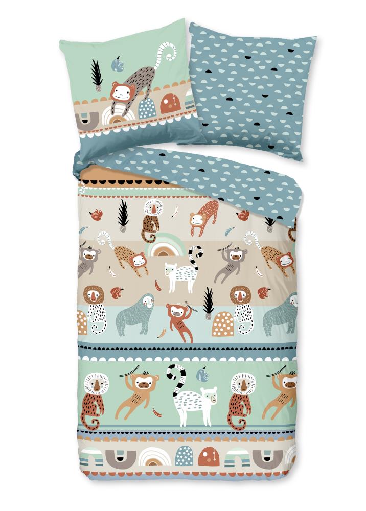 Good Morning dekbedovertrek Play - Multicolor - 135 x 200 cm - 100% katoen