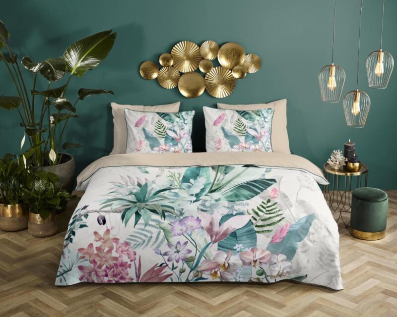 100% organisch katoen dekbedset Verdi van Descanso in 140 x 220 cm