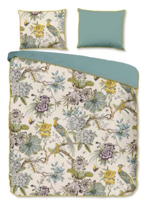 Descanso dekbedovertrek Wood - Multicolor - 240 x 200/220 cm - 100% organisch katoen