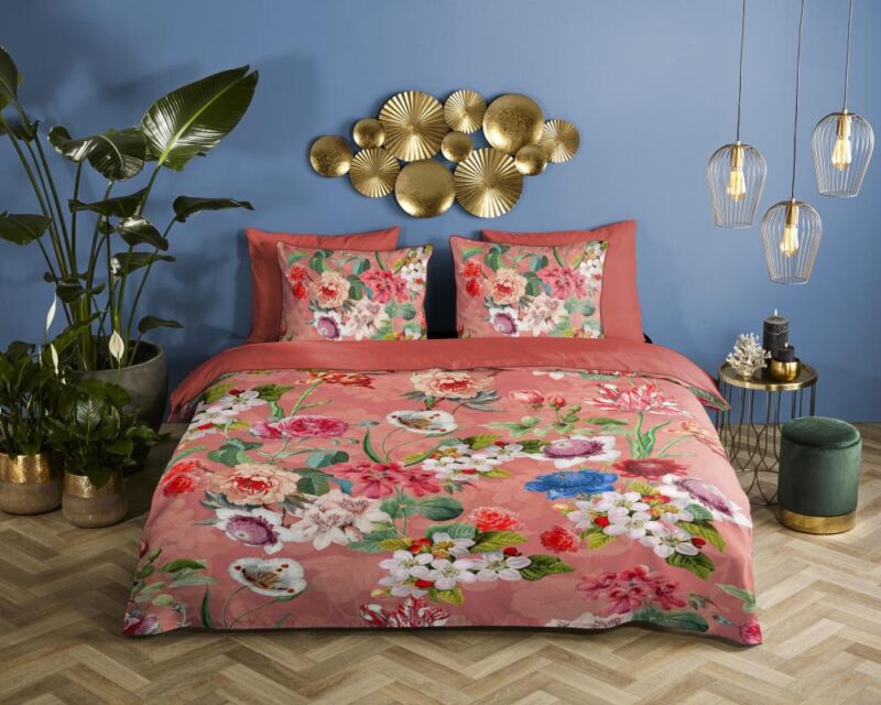 100% organisch katoen dekbedset Amalia van Descanso in 140 x 220 cm
