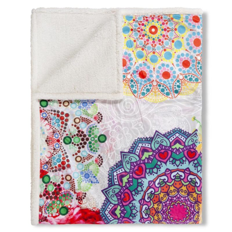 100% Polyester deken Bindi van HIP in 130 x 160 cm