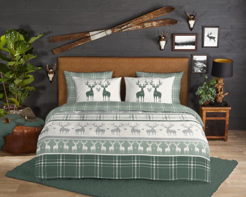 Bjirk overtrek van Good Morning, 140 x 220 cm, kussensloop 60 x 70 cm