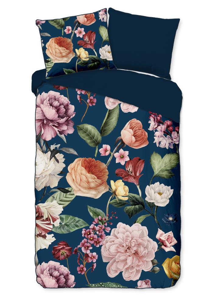 Fiori overtrek van Descanso, 155 x 220 cm, kussensloop 80 x 80 cm - kussensloop 80 x 80 cm
