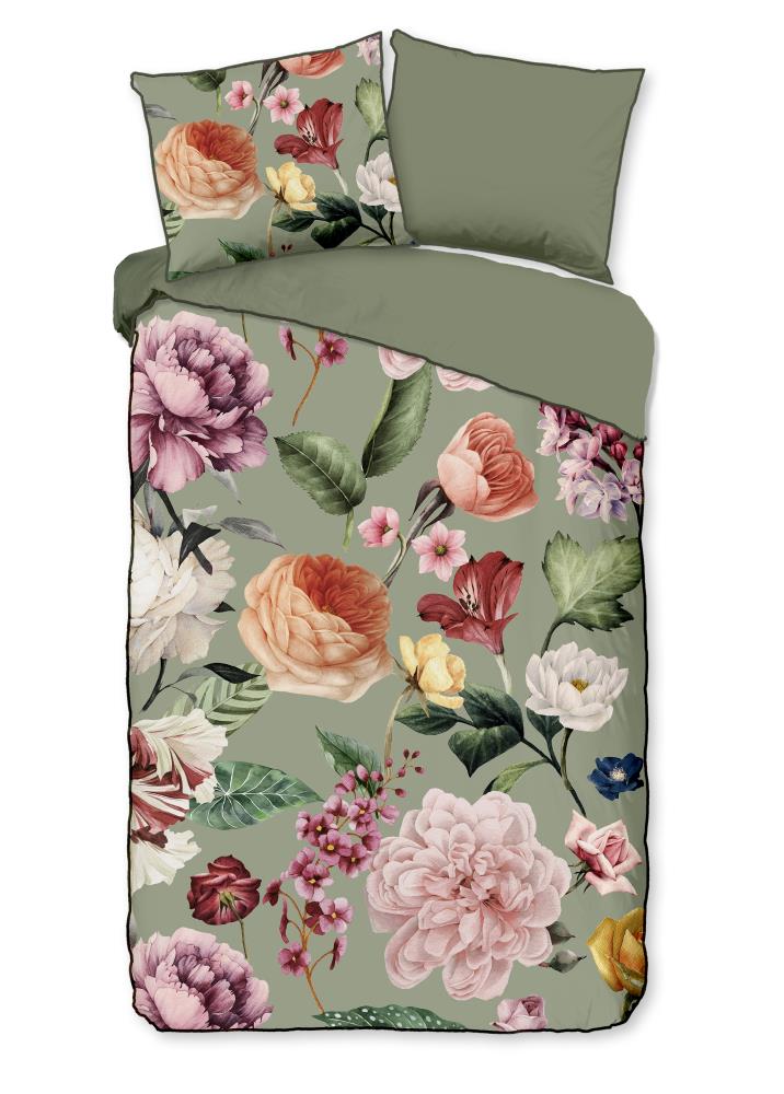 Fiori overtrek van Descanso, 200 x 220 cm, kussensloop 60 x 70 cm
