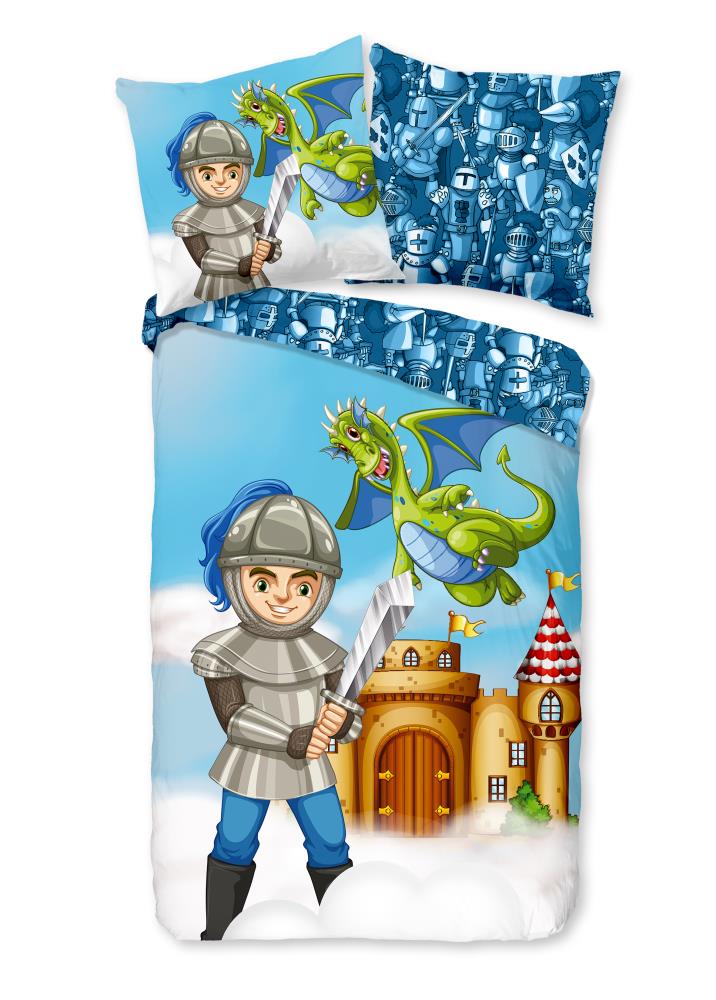 Good Morning dekbedovertrek Knight - Multicolor - 135 x 200 cm - 100% katoen