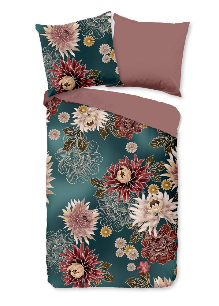 Pure dekbedovertrek May - Blauw - 135 x 200 cm - 100% Polyester
