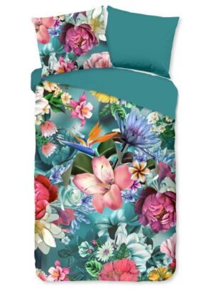 Good Morning dekbedovertrek Tiandra - Blauw - 140 x 220 cm - 100% katoen