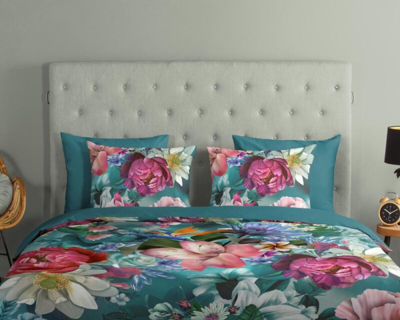 Beddengoed Tiandra 140 x 220 cm van Good Morning, Blauw