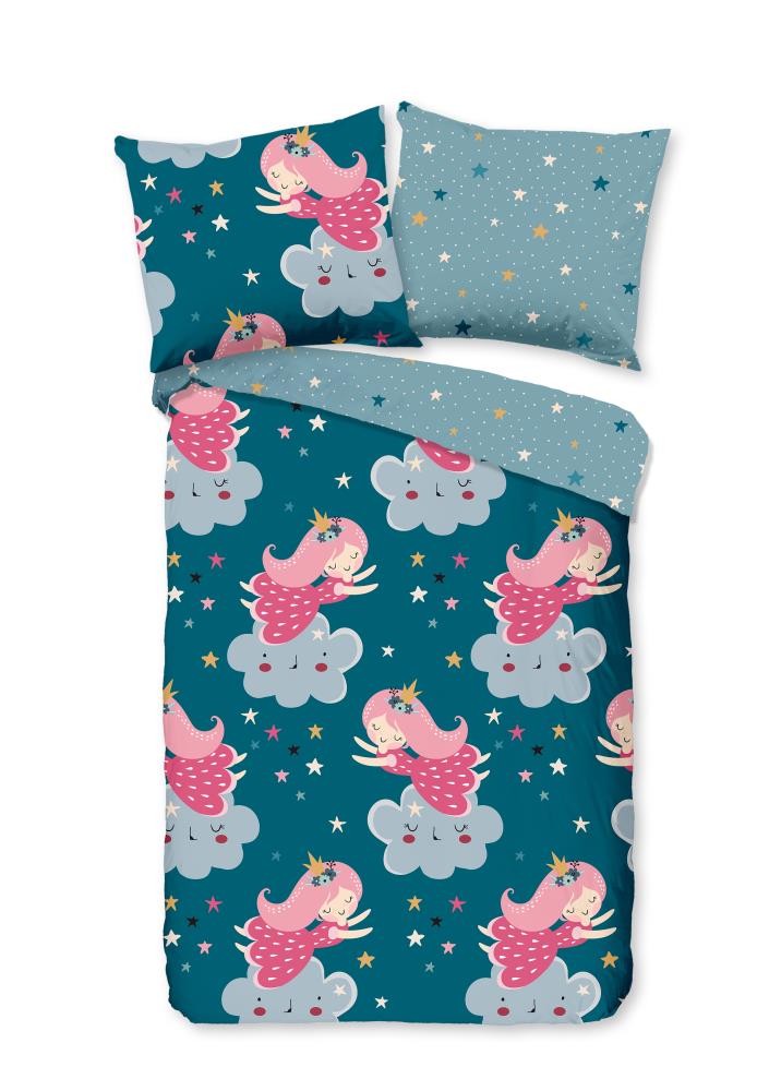 Princesse overtrek van Good Morning, 135 x 200 cm, kussensloop 80 x 80 cm