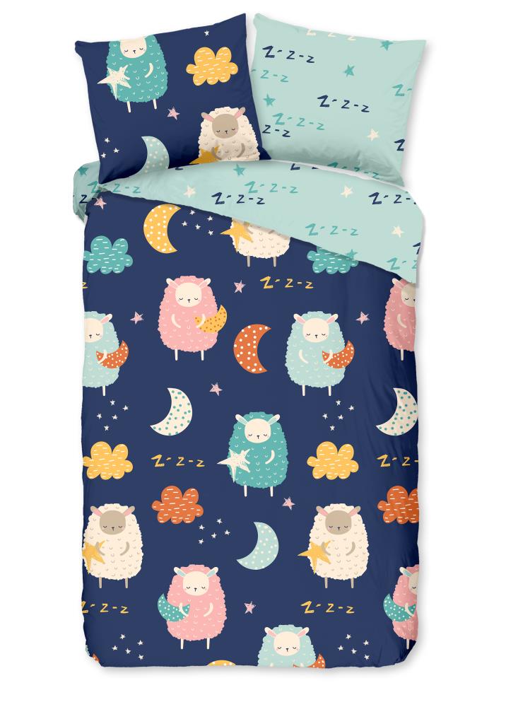 Sheep overtrek van Good Morning, 135 x 200 cm, kussensloop 80 x 80 cm