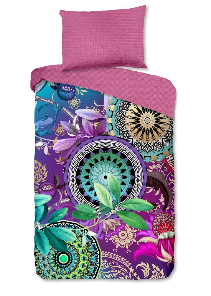 HIP dekbedovertrek Axelle - Multicolor - 140 x 200 cm - 100% katoen