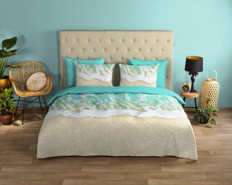 100% katoen dekbedset Beach van Good Morning in 135 x 200 cm