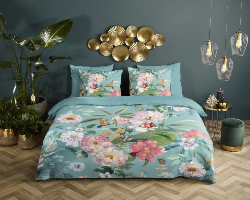 100% organisch katoen dekbedset Fungi van Descanso in 140 x 220 cm