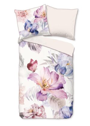 Descanso dekbedovertrek Caen - Multicolor - 155 x 220 cm - 100% organisch katoen