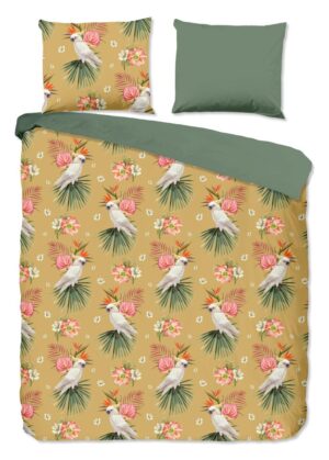 Pure dekbedovertrek Kakatoe - Geel - 240 x 220 cm - 100% Polyester