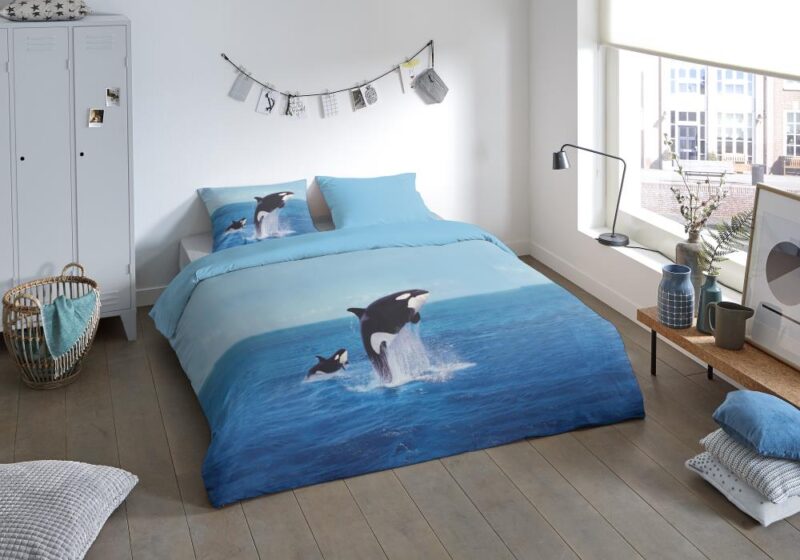 100% Polyester dekbedset Orca van Pure in 200 x 220 cm