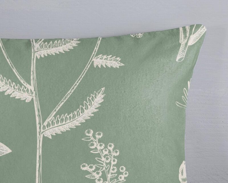 Beddengoed Herbs 200 x 220 cm van Good Morning, Groen