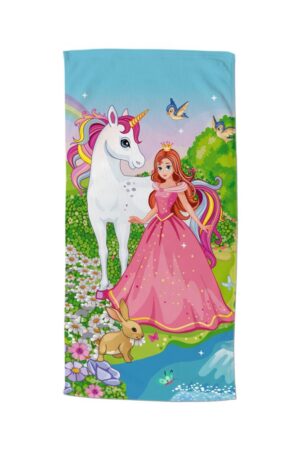 Good Morning strandlaken Fairytale - Multicolor - 75 x 150 cm - 100% Polyester