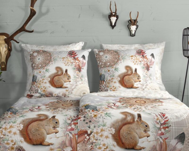 Beddengoed Romar 140 x 200 cm van HIP, Bruin