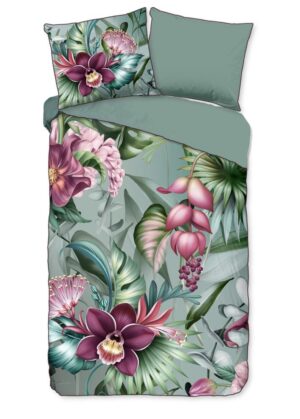 Descanso dekbedovertrek Allison - Multicolor - 140 x 220 cm - 100% organisch katoen