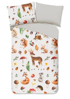 Good Morning dekbedovertrek Autumn - Multicolor - 140 x 200 cm - 100% katoen
