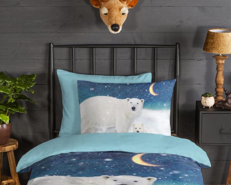 Beddengoed Polar 140 x 220 cm van Good Morning, Multicolor