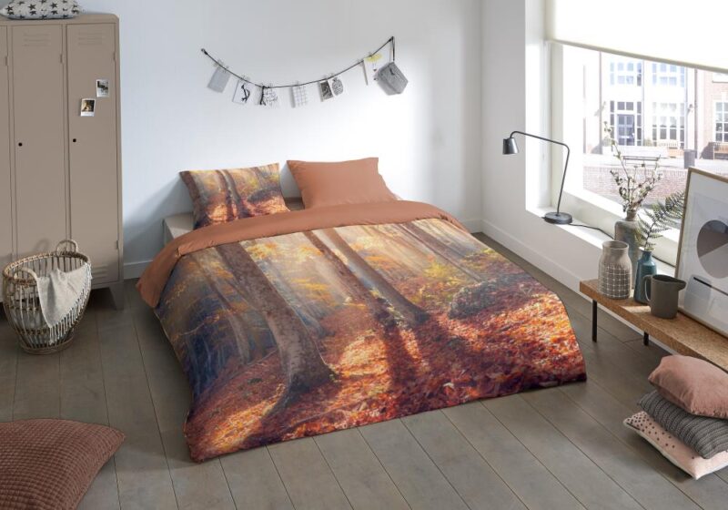 100% Polyester dekbedset Autumn van Pure in 140 x 220 cm