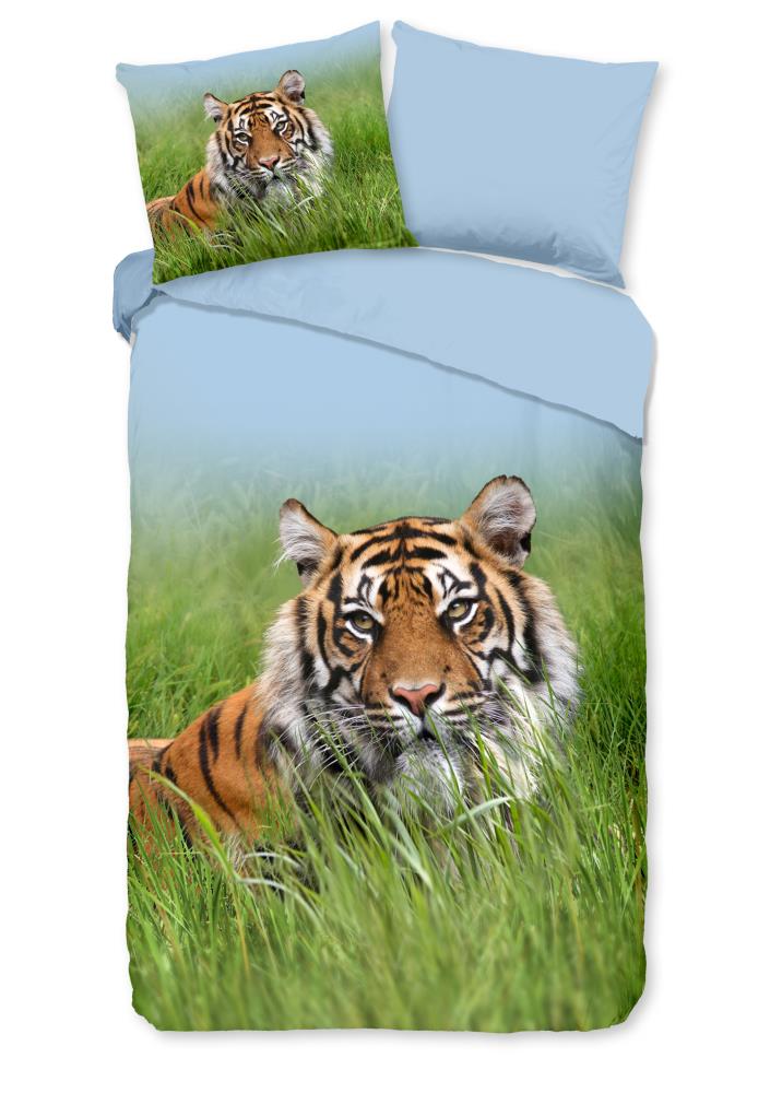 Silence overtrek van Good Morning, 140 x 220 cm, kussensloop 60 x 70 cm