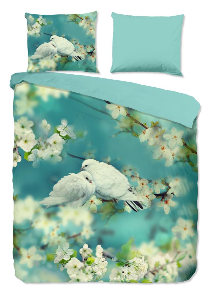 Loving overtrek van Good Morning, 155 x 220 cm, kussensloop 80 x 80 cm