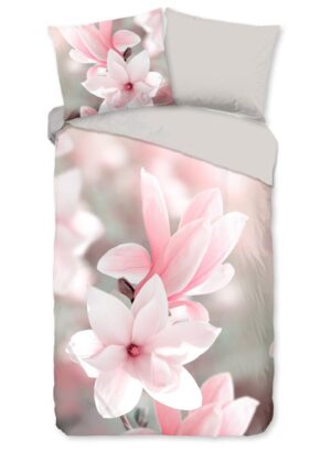 Pure dekbedovertrek Magna - Roze - 140 x 220 cm - 100% Polyester