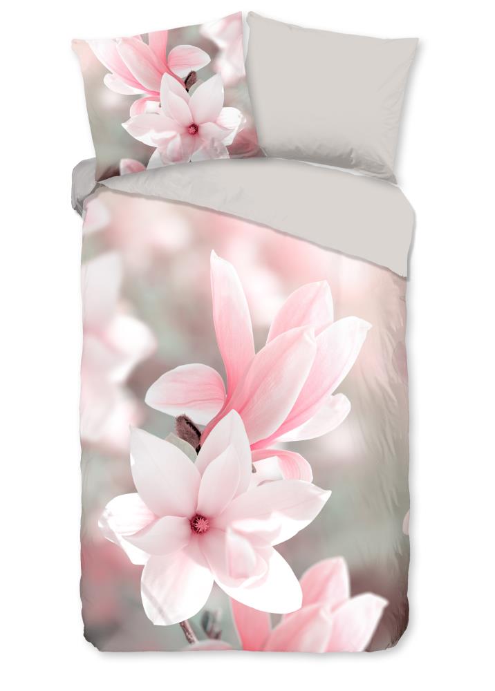 Pure dekbedovertrek Magna - Roze - 140 x 220 cm - 100% Polyester