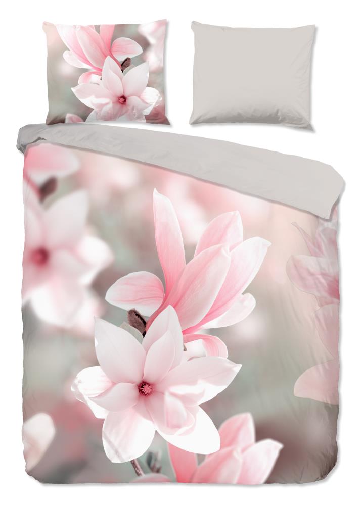 Pure dekbedovertrek Magna - Roze - 240 x 220 cm - 100% Polyester