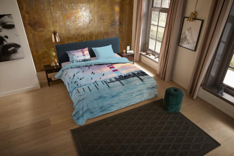 100% Polyester dekbedset Lighthouse van Pure in 200 x 220 cm