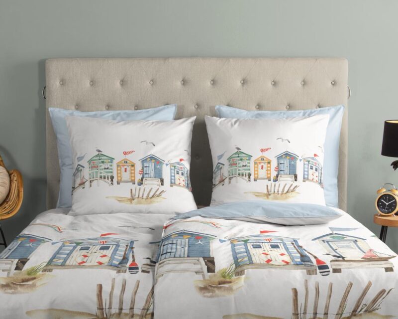 Beddengoed Vacation 135 x 200 cm van Good Morning, Wit