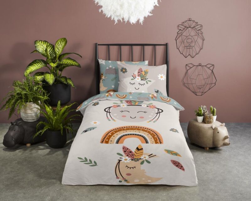 100% Polyester dekbedset Momo van Pure in 140 x 220 cm