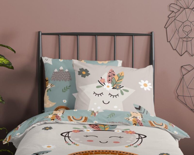 Beddengoed Momo 140 x 220 cm van Pure, Bruin